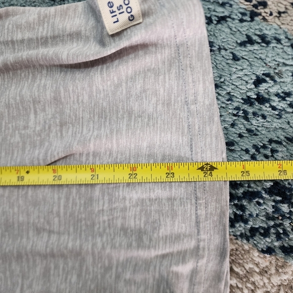 Life is Good Keep It Simple Women's XL Red Wine Gray T-shirt Top Short Sleeves - Picture 6 of 8